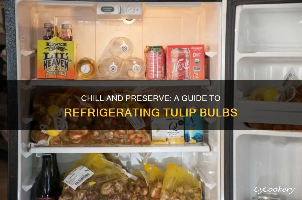 how to store tulip bulbs in the refrigerator
