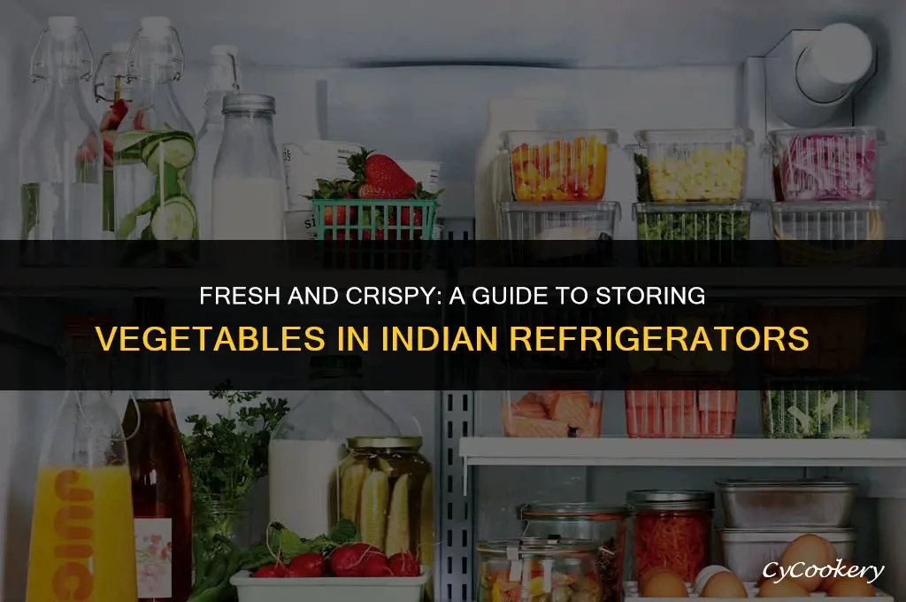 how to store vegetables in refrigerator in india