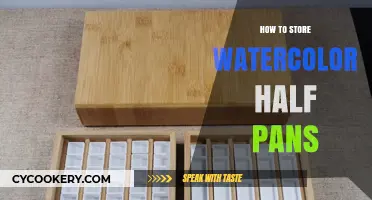 The Best Way to Store Watercolor Half Pans
