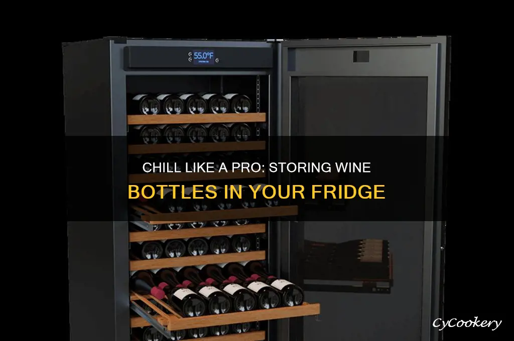 how to store wine bottles in refrigerator