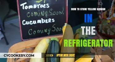 Storing Yellow Squash: Easy Refrigerator Tips for Freshness and Longevity