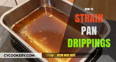 Straining Pan Drippings: Getting Every Drop of Deliciousness