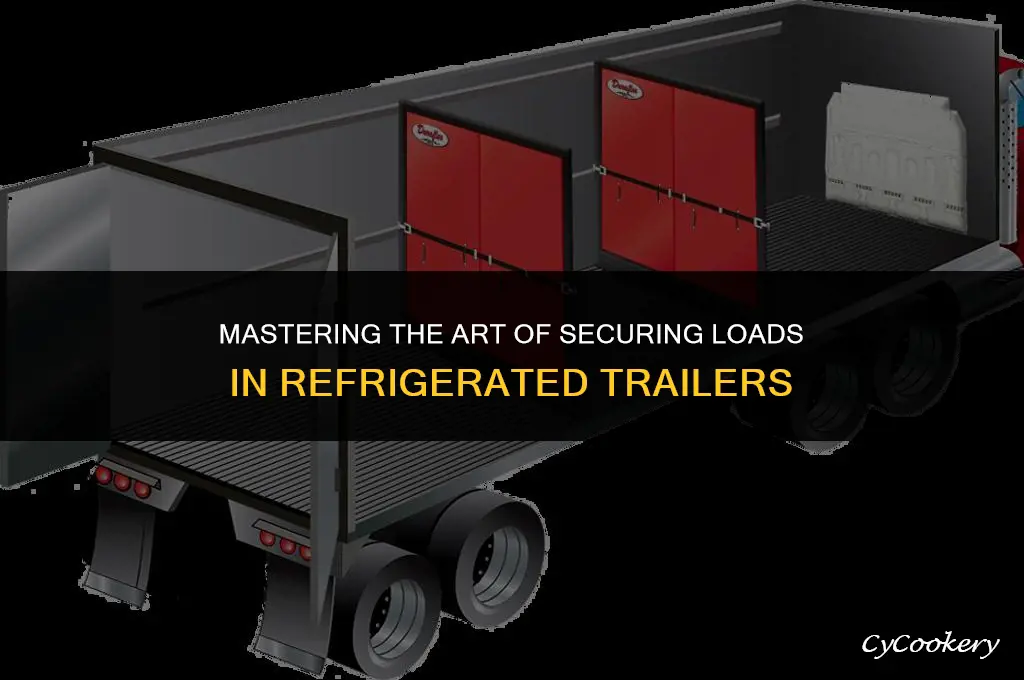 how to strap a load in a refrigerated trailer