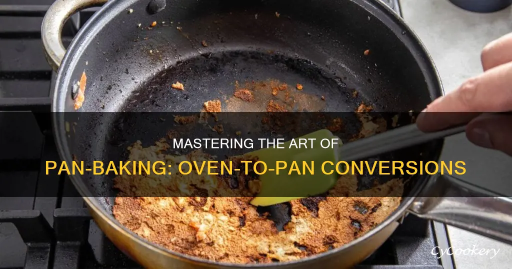 how to substitute oven bake with pan