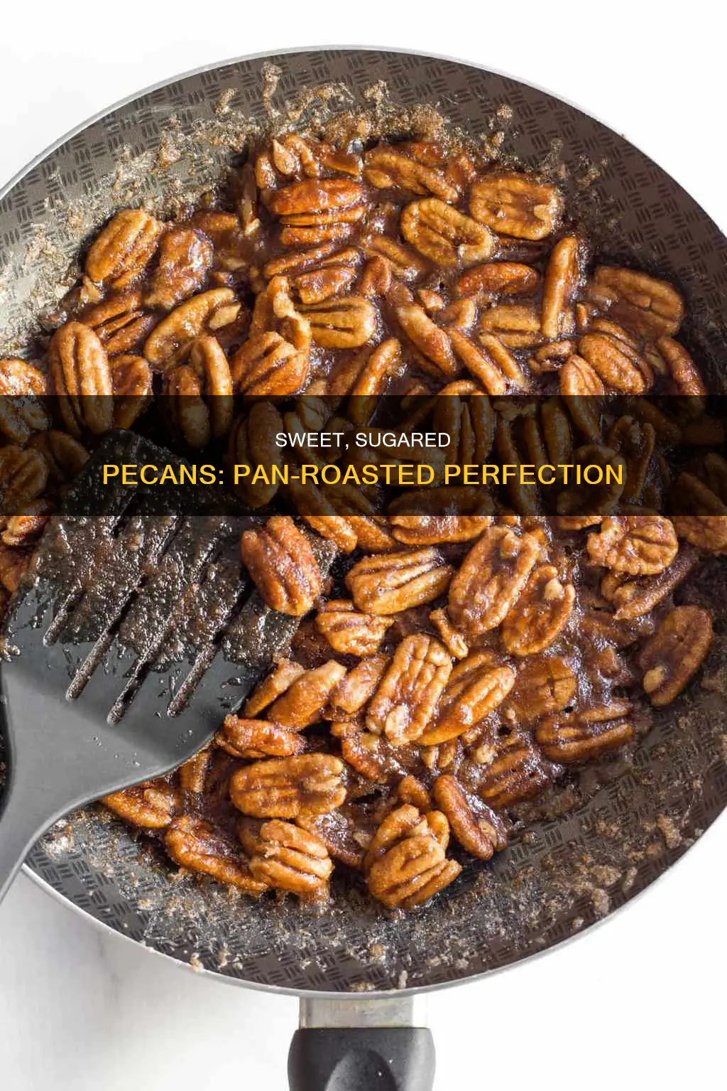 how to sugar pecans in a pan
