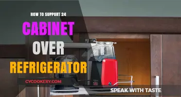 Supporting a 24-Inch Cabinet Above Your Fridge: A Step-by-Step Guide