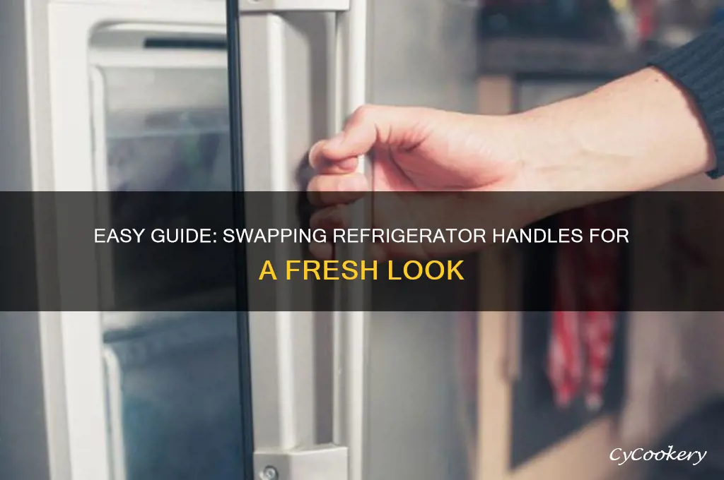how to swap handels on a refrigerator