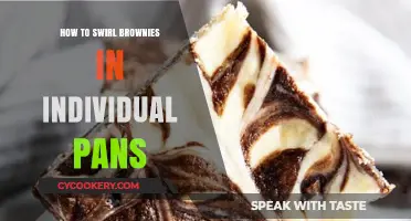 Swirling Brownies: Individual Pans, Perfect Results