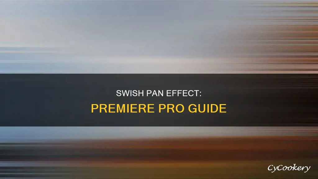 how to swish pan in premiere