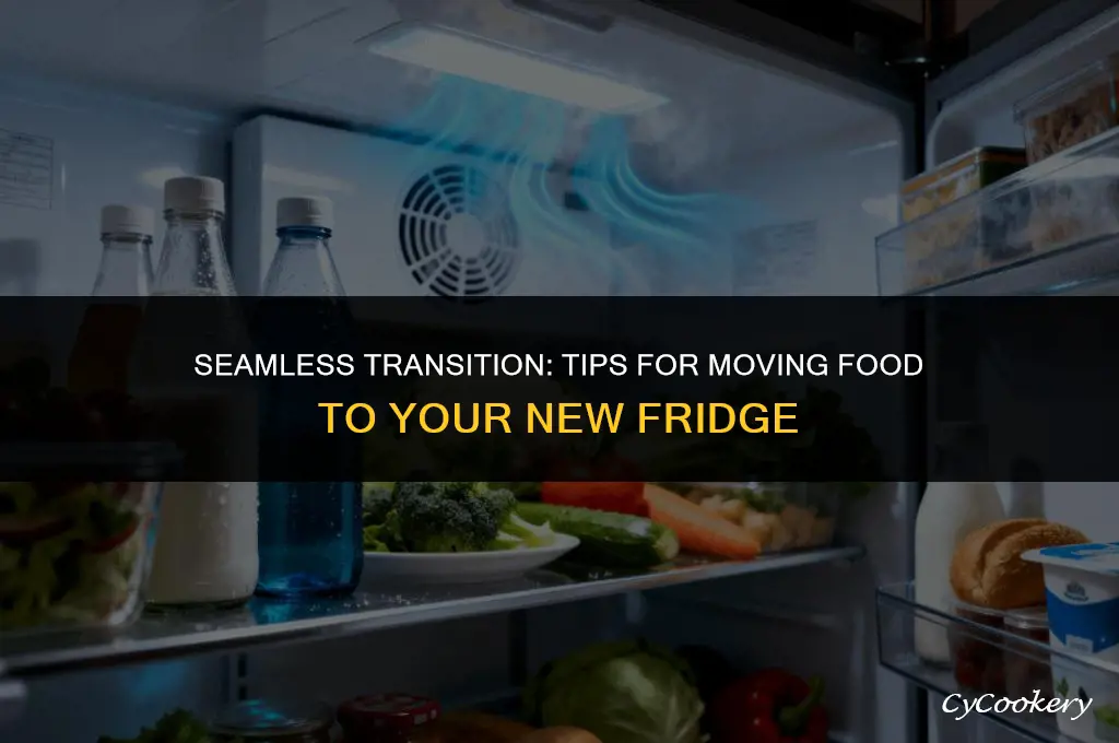 how to switch food to a new refrigerator