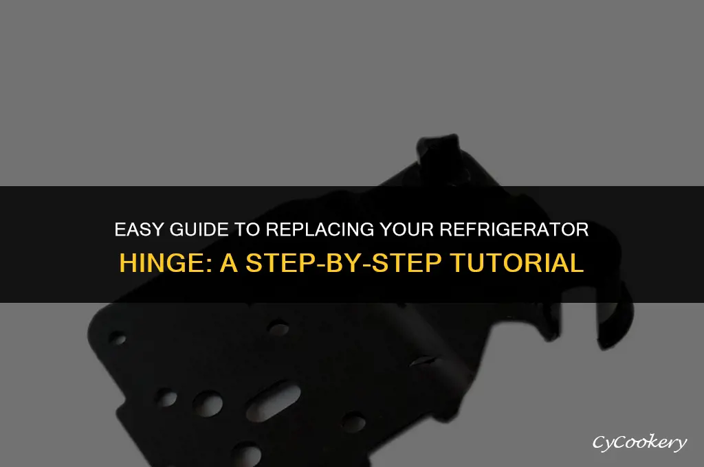 how to switch the hinge on a refrigerator