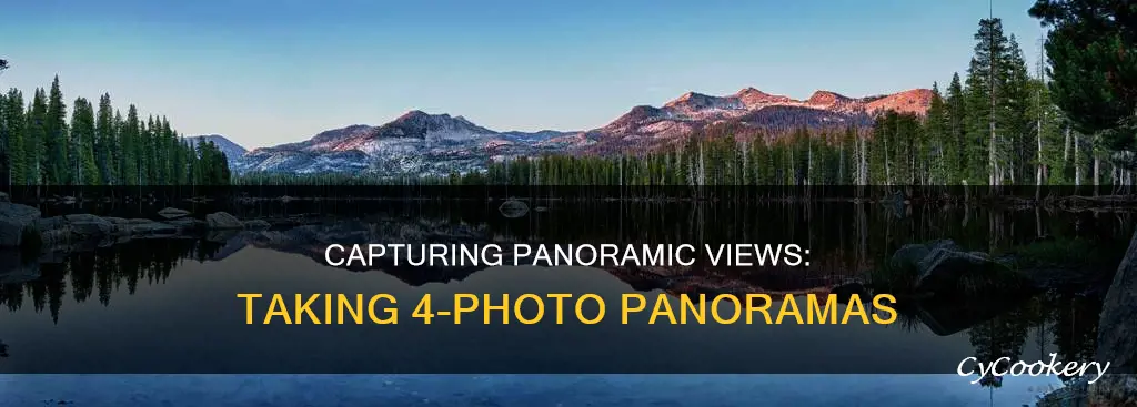 how to take 4 photo pano