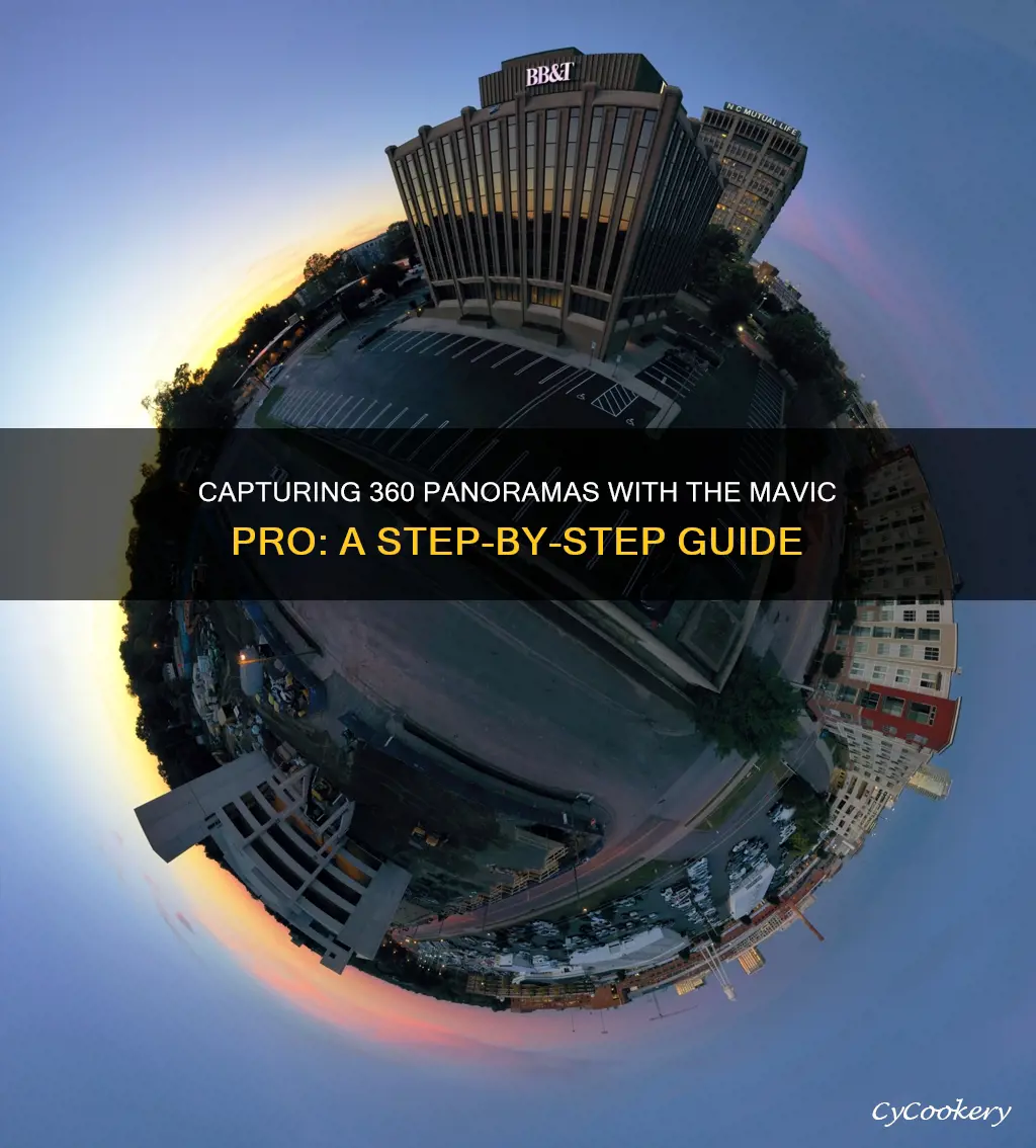 how to take a 360 pano on mavic pro