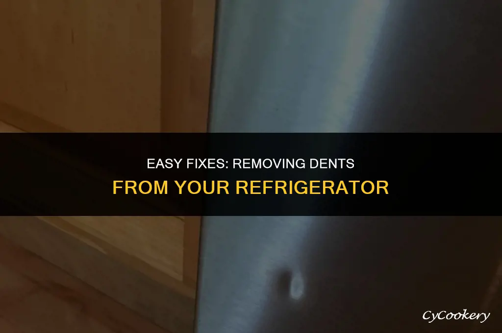 how to take a dent out of a refrigerator