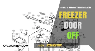 Easy Guide: Removing Your Kenmore Refrigerator Freezer Door