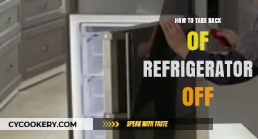 Easy Steps to Remove Your Refrigerator's Back Panel Safely