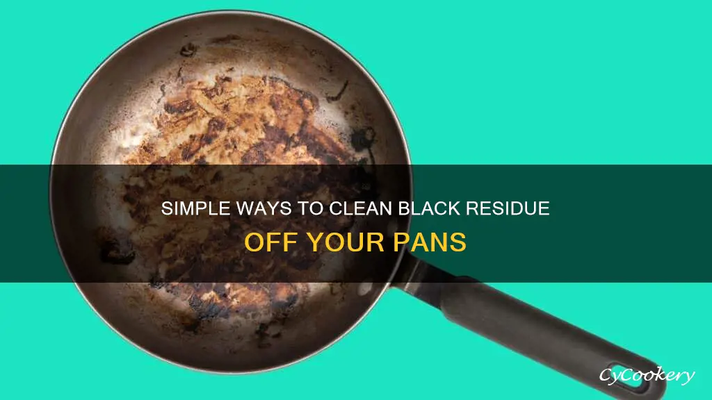 how to take black off pan