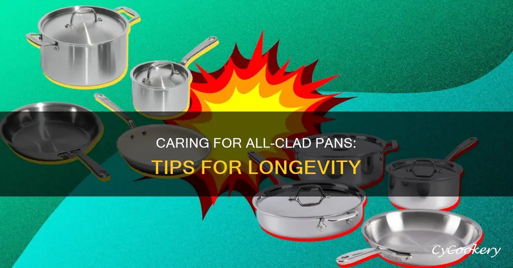 how to take care of all clad pans