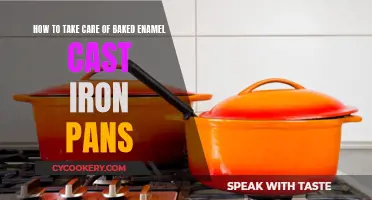 The Care and Keeping of Baked Enamel Cast Iron Pans