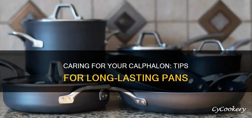 how to take care of calphalon pans