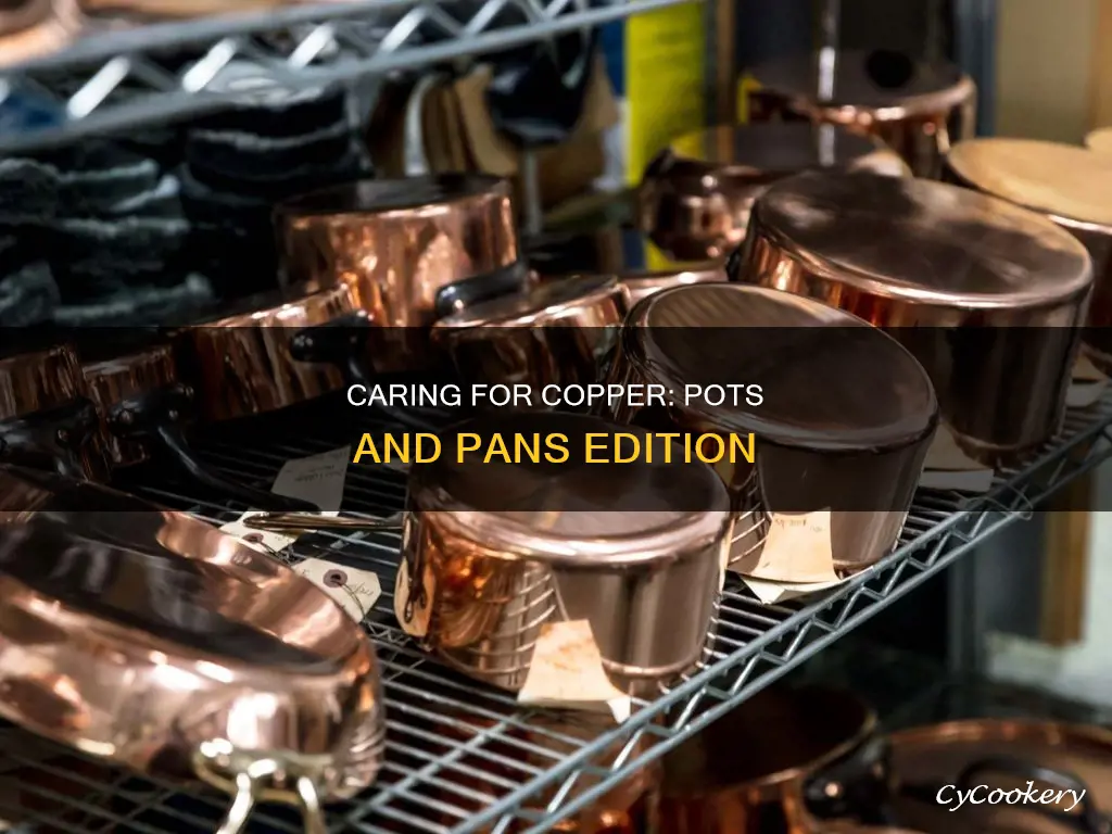 how to take care of copper pots and pans