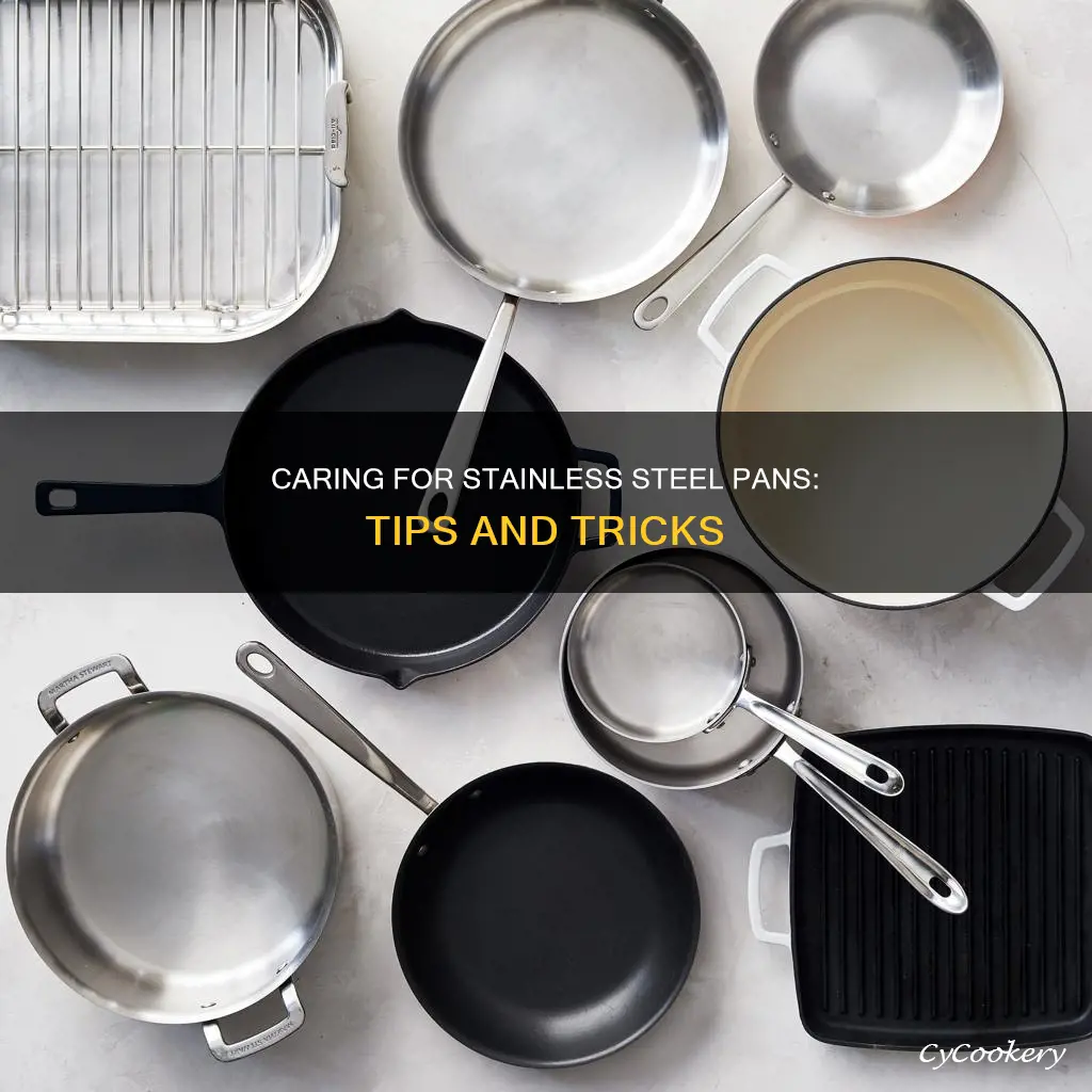 how to take care of stainless steel pans