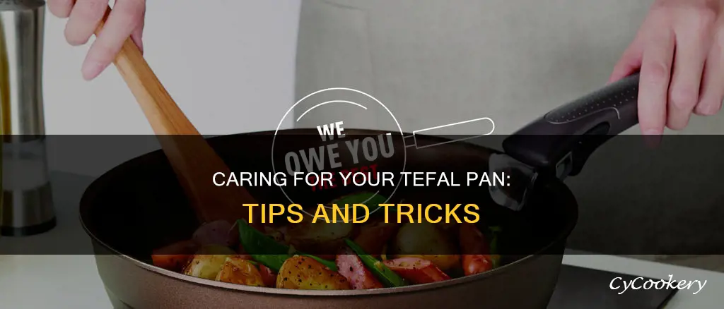 how to take care of tefal pan