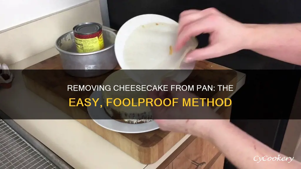 how to take cheesecake out of pan