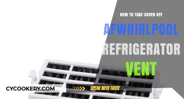 Easy Steps to Remove Whirlpool Refrigerator Vent Cover