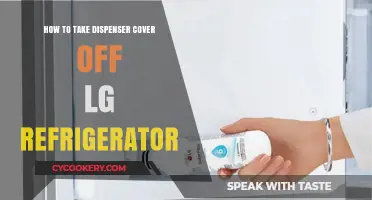 Removing the Dispenser Cover on Your LG Fridge: A Quick Guide