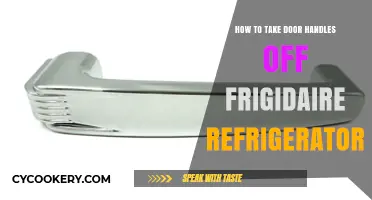 Removing Door Handles from Frigidaire Refrigerators: A Simple Guide