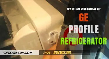 Removing Door Handles from GE Profile Refrigerators: A Simple Guide