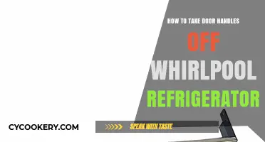 Removing Door Handles from Whirlpool Refrigerators: A Simple Guide