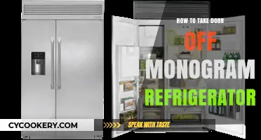 Easy Steps to Remove Your Monogram Refrigerator Door Safely
