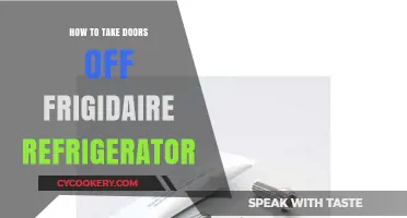 Easy Steps to Remove Doors from Your Frigidaire Refrigerator