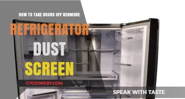 Easy Guide to Removing Kenmore Refrigerator Dust Screen Doors