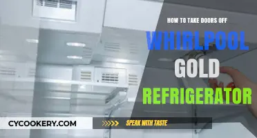 Easy Guide to Removing Doors on Whirlpool Gold Refrigerators