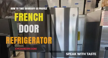 Effortless Access: Removing Doors on GE Profile French Door Refrigerator