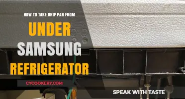 Removing the Drip Pan from Under Your Samsung Fridge