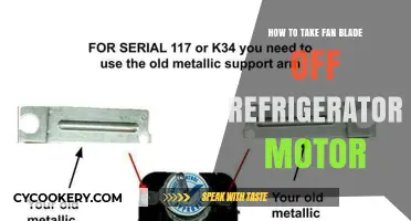 Easy Steps to Remove Fan Blade from Refrigerator Motor