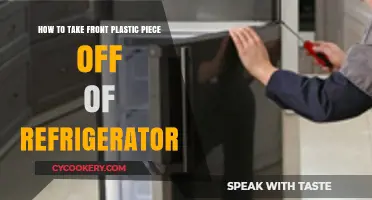 Easy Guide: Removing the Front Plastic Panel from Your Fridge