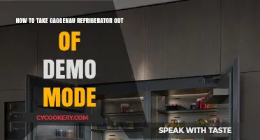 Effortlessly Switch Your Gaggenau Fridge from Demo to Full Mode