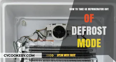 Quick Guide: Exiting Defrost Mode on GE Refrigerators