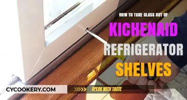 Safely Removing Glass from KitchenAid Refrigerator Shelves: A Guide