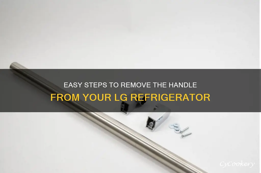 how to take handle off lg refrigerator