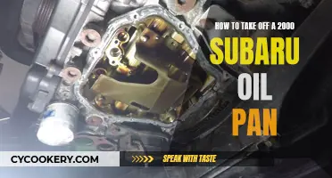 Removing Oil Pan on 2000 Subaru: Step-by-Step Guide