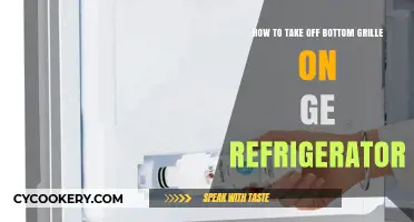 Easy Steps to Remove the Bottom Grille on Your GE Fridge