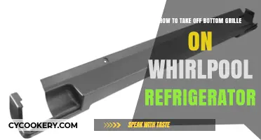 Easy Steps to Remove the Bottom Grille on Your Whirlpool Fridge