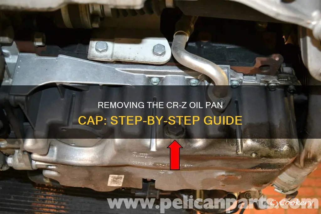 how to take off crz oil pan cap