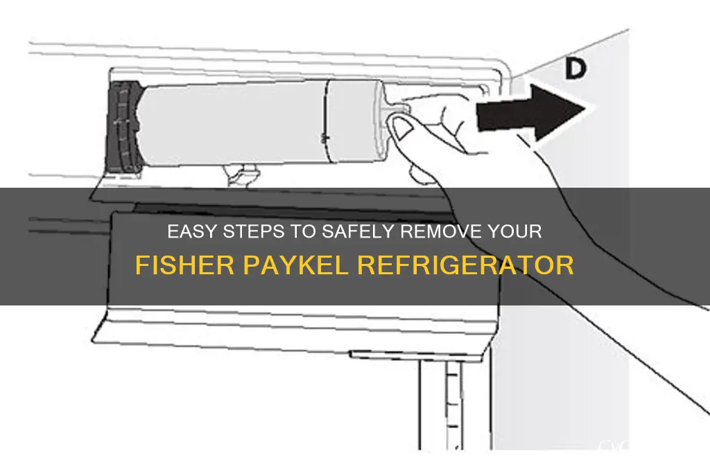 how to take off fisher paykel refrigerator
